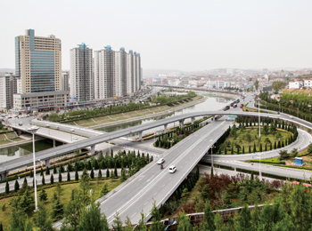 阳城滨河东路一期工程照片全景 阳城滨河东路一期工程照片全景